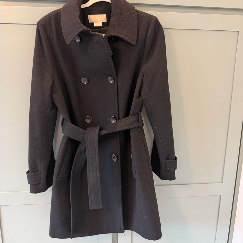 MICHAEL Michael Kors Black Trench Coat